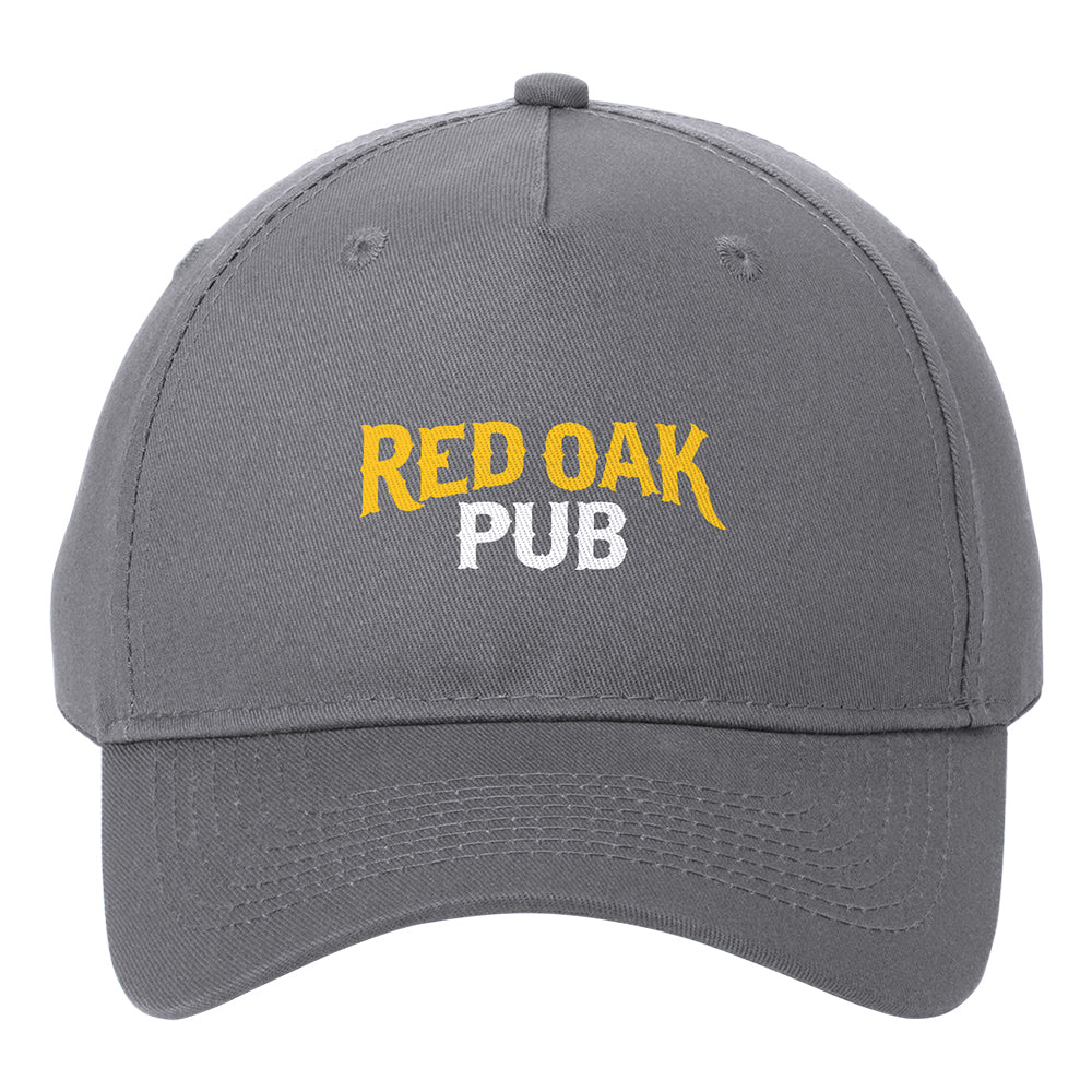 Red Oak Text Twill Cap