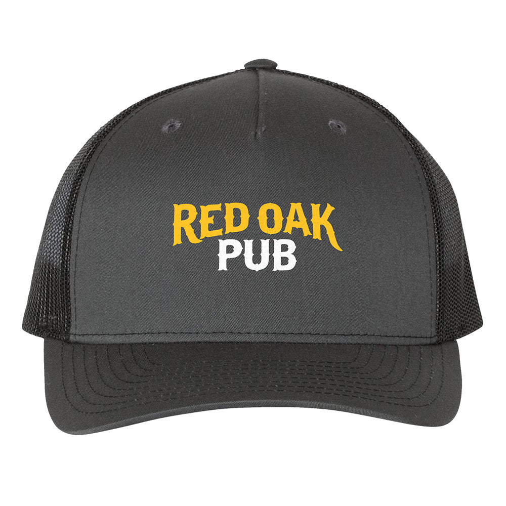 Red Oak Text Trucker Cap