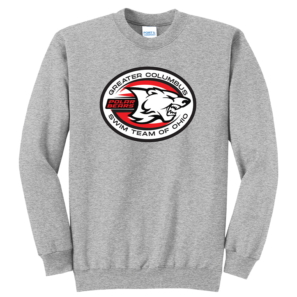 Adult Port & Company® Core Fleece Crewneck Sweatshirt