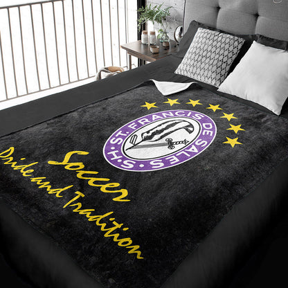 Plush Minky Blanket St Francis DeSales Boys Soccer