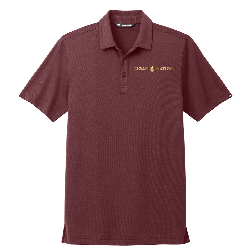 Cigar Nation TravisMathews Micropique Polo