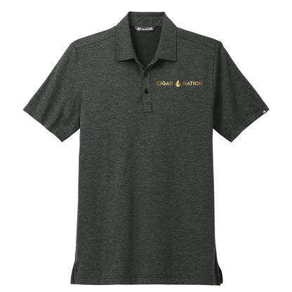 Cigar Nation TravisMathews Micropique Polo