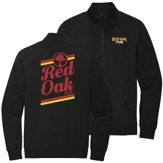 Red Oak Ale Fleece Quarter Zip Pullover Sweatshirt
