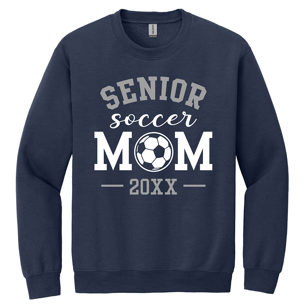 Senior Soccer Mom Crewneck Sweatshirt
