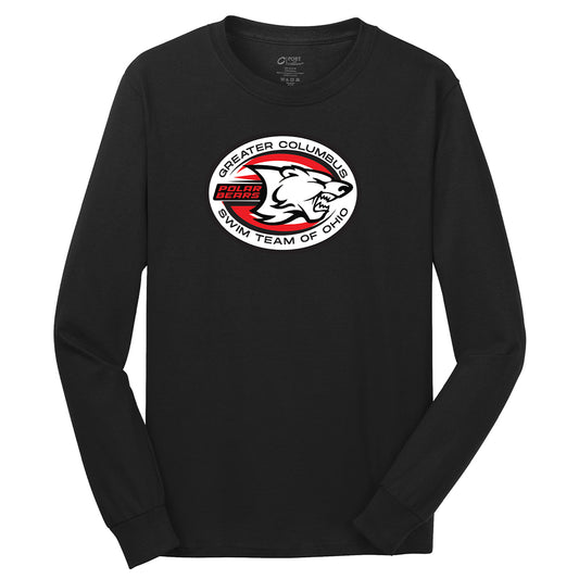 Adult Port & Company Long Sleeve Core Cotton Tee