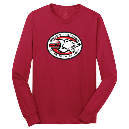 Adult Port & Company Long Sleeve Core Cotton Tee