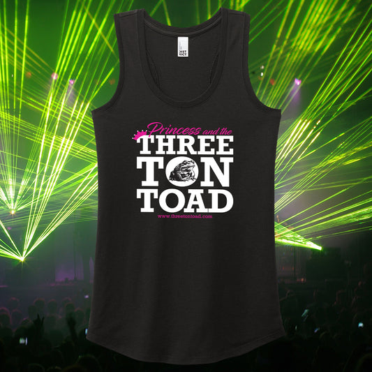 Three Ton Toad Princess Logo Women's Racerback Tank