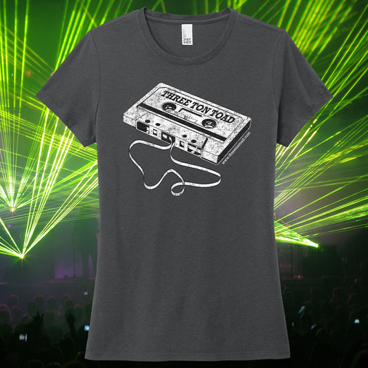 Three Ton Toad Cassette Tape Women's Tri-Blend T-Shirt