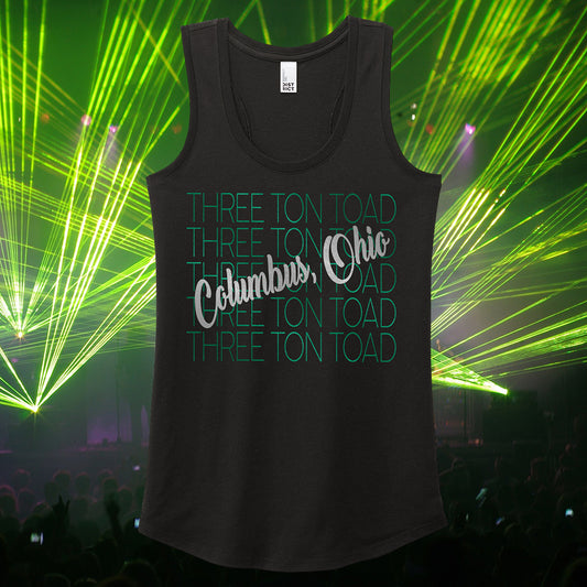 Three Ton Toad Columbus, Ohio Women's Racerback Tank