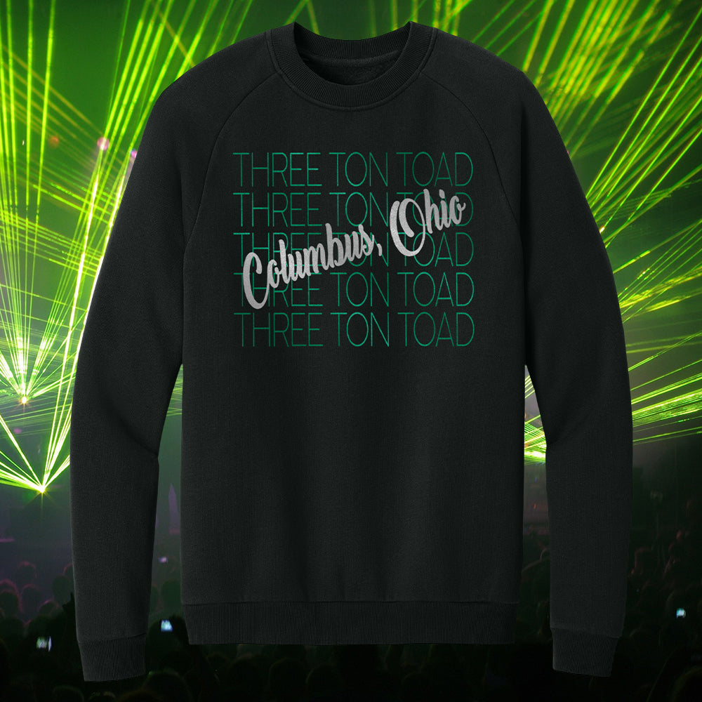 Three Ton Toad Columbus, Ohio Fleece Crewneck Sweatshirt