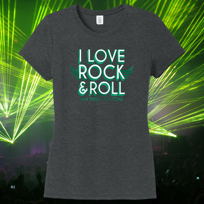 Three Ton Toad Rock & Roll Women's Tri-Blend T-Shirt