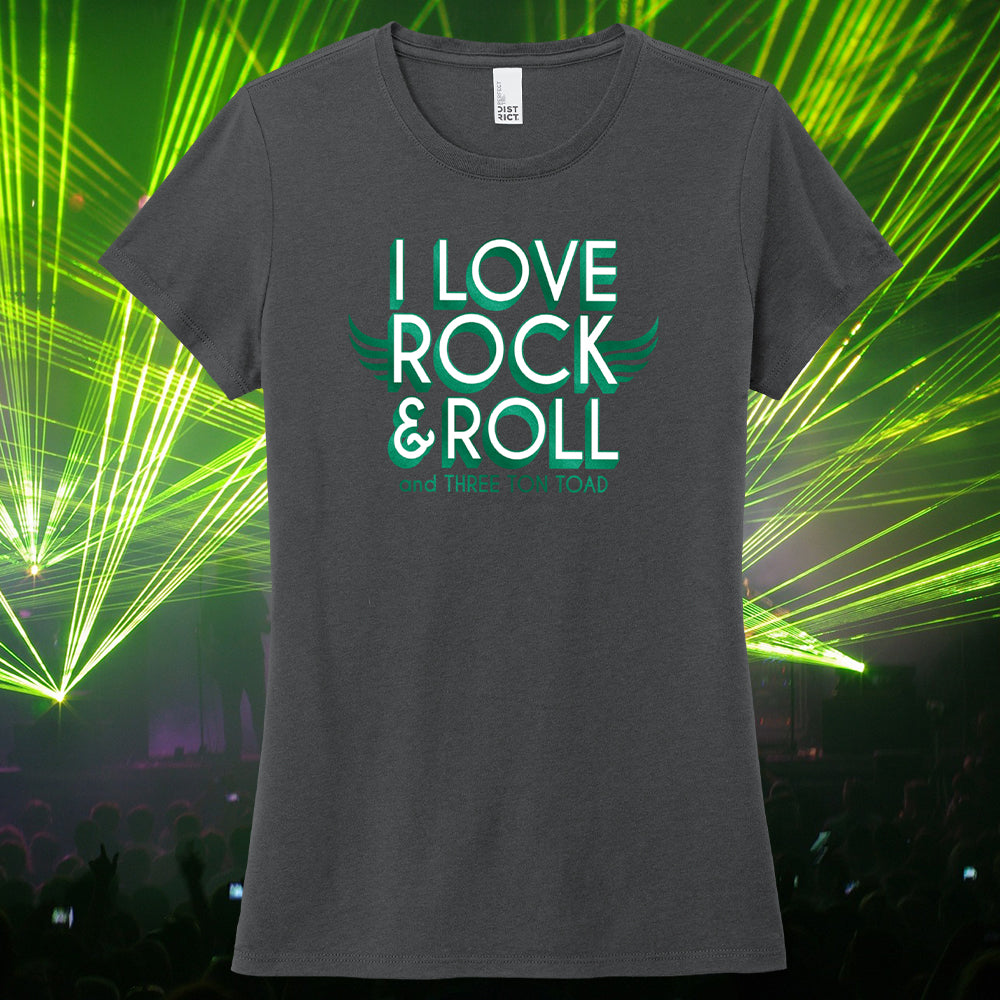 Three Ton Toad Rock & Roll Women's Tri-Blend T-Shirt