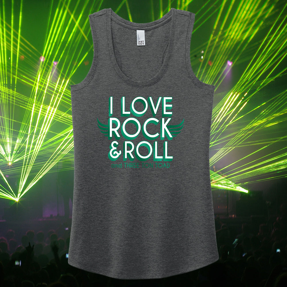 Three Ton Toad Rock & Roll Women's Racerback Tank