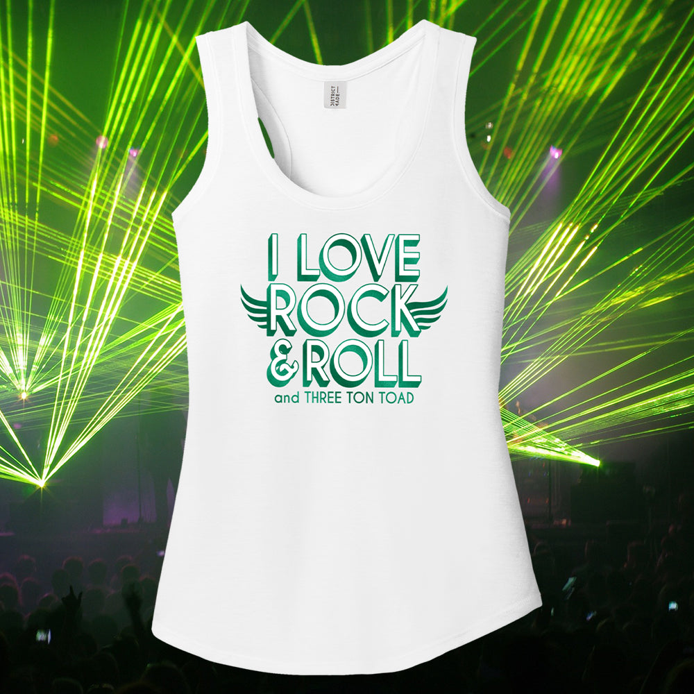 Three Ton Toad Rock & Roll Women's Racerback Tank